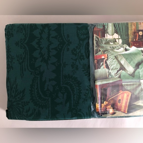 MANON Egyptian 100%Cotton King Flat Sheet Vintage Luxury Royal Sateen New in box - Picture 12 of 14